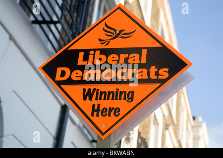 Liberal Democrats Poster, London, England, UK, Europe Stock Photo ...