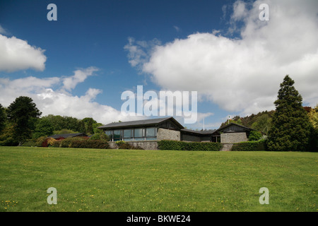 The Visitor Centre in the John F. Kennedy Arboretum, Co Wexford, Ireland. Stock Photo