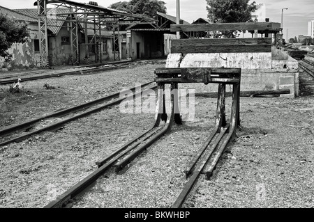 End of the line Stock Photo