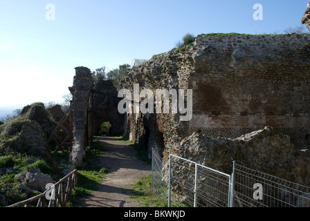 The Cicero (or Tiberius) villa in Tusculum Stock Photo