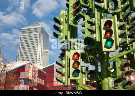 Pierre Vivant, Traffic Light Tree Stock Photo