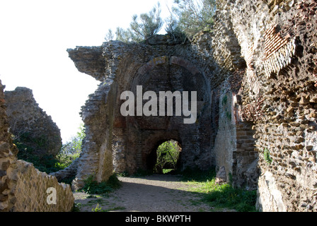 The Cicero (or Tiberius) villa in Tusculum Stock Photo