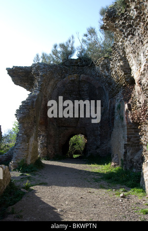 The Cicero (or Tiberius) villa in Tusculum Stock Photo