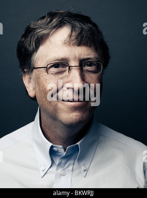 Bill Gates headshot portrait Stock Photo
