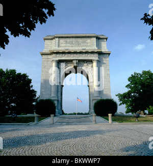 National Memorial Arch, Valley Forge National Historical Park, Valley Forge, Pennsylvania, USA Stock Photo