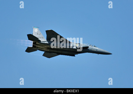 F-15 Eagle in Flight at the 2010 Thunder Over Louisville Air Show in Louisville, Kentucky Stock Photo