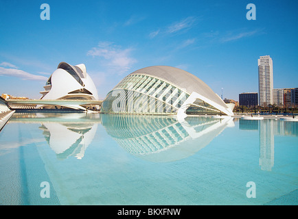 City of Arts and Sciences, Valencia, Spain. Stock Photo
