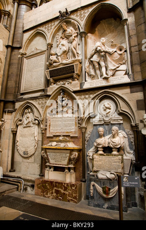 HANDEL, G F - Tomb in Westminster Abbey Sculpture of Handel by Louis ...