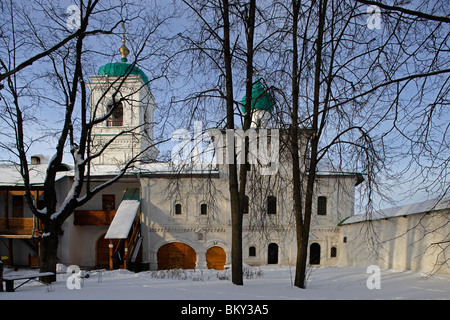 Russia,Pskov,Mirozhsky Monastery,12-18 th century,St. Stephen Church,17th century Stock Photo