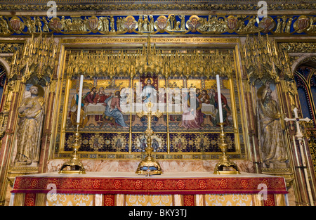 Altar mayor High Altar Mayor; La Westminster Abbey Iglesia: England GB Great Britain UK : en el Reino Unido. Stock Photo