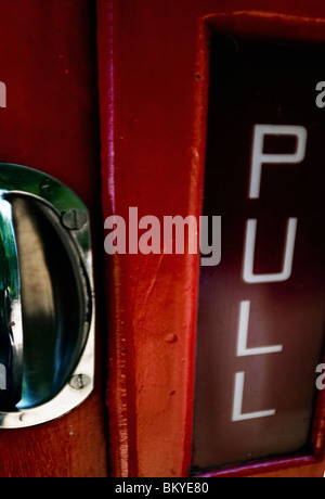 red telephone box Stock Photo