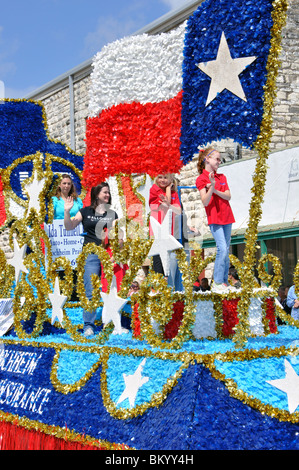 Parade in Burnet, Texas, USA Stock Photo