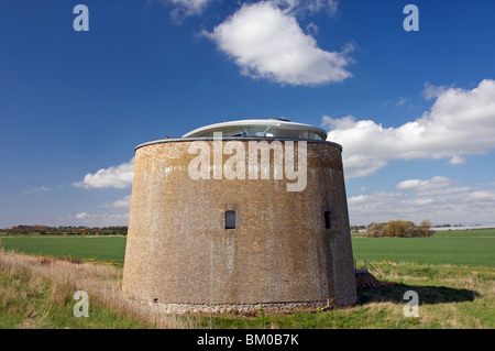 Martello tower Bawdsey, Suffolk, UK. Stock Photo