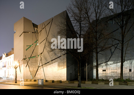 Jewish Museum, by architect Daniel Libeskind, Lindenstrasse 9-14, Berlin, Kreuzberg, Germany, Europe Stock Photo