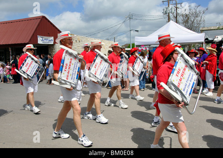 Parade in Burnet, Texas, USA Stock Photo