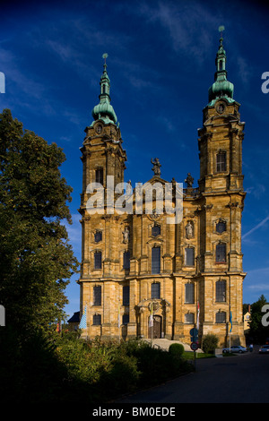 Pilgrimage church of the Fourteen Holy Saints, Wallfahrtskirche Vierzehnheiligen near Bad Staffelstein, Oberfranken, Bavaria, Ge Stock Photo