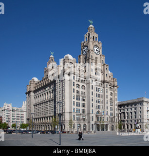 Royal Liver Building, Liverpool, England Stock Photo