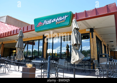 Pizza Hut, Grand Canyon City, Arizona, USA Stock Photo