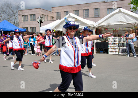 Parade in Burnet, Texas, USA Stock Photo