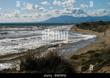 Playa Artola, Cabopino, Andalucia, Spain Stock Photo