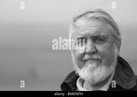 Portrait of a local taken on the South Downs near Eastbourne, East Sussex, England Stock Photo