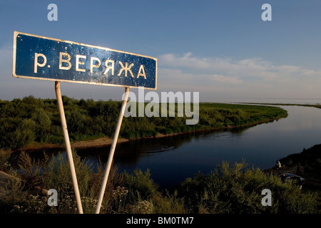 Russia,Novgorod-the-Great Region,Lake Ilmen Stock Photo