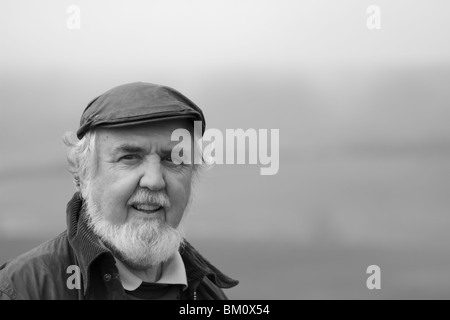 Portrait of a local taken on the South Downs near Eastbourne, East Sussex, England Stock Photo