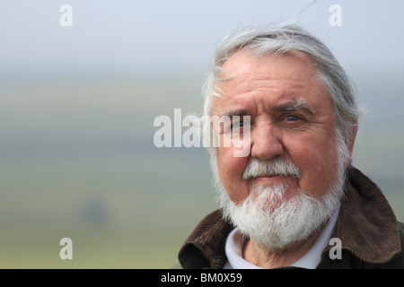 Portrait of a local taken on the South Downs near Eastbourne, East Sussex, England Stock Photo