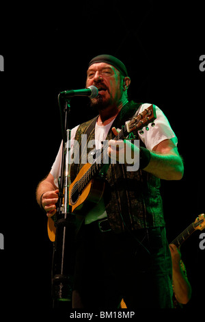 Ian Anderson, Jethro Tull concert in Caesarea, Israel Stock Photo