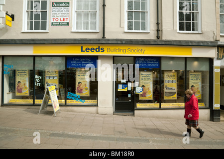 Leeds Building Society, Norwich Branch, Norfolk, East Anglia, UK Stock Photo