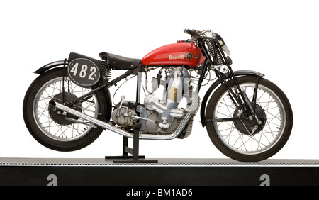 1937 Benelli 493cc 'Cascada' Racing Motorcycle Stock Photo