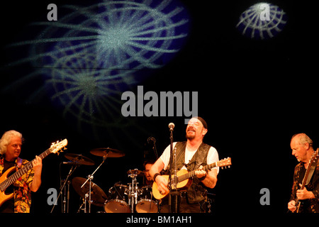 Ian Anderson, Jethro Tull concert in Caesarea, Israel Stock Photo