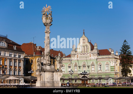 Unirii square, Timisoara, Romania, Europe Stock Photo
