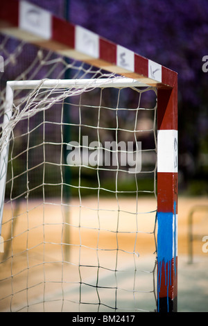 Five-a-side football goal, Seville, Spain Stock Photo