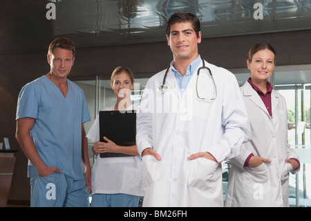 Portrait of doctors and nurses Stock Photo