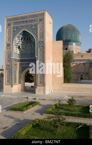 Guri Amir Mausoleum, UNESCO World Heritage Site, Samarkand, Uzbekistan, Central Asia Stock Photo