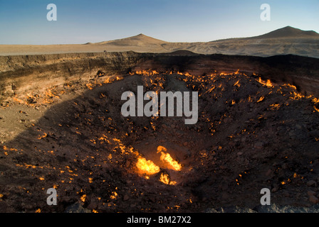 Darvaza Gas crater, Turkmenistan, Central Asia, Asia Stock Photo