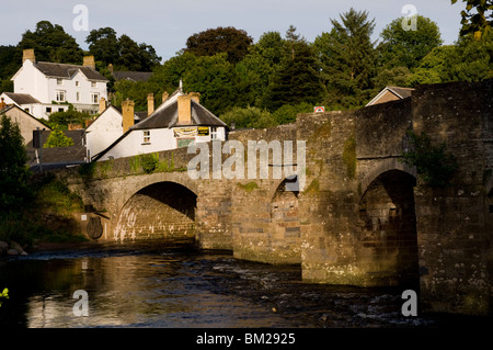 Bridge over the River Usk, Crickhowell, Powys, Wales, UK Stock Photo