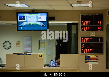 DMV Department of Motor Vehicle in lower Manhattan, New York City Stock Photo