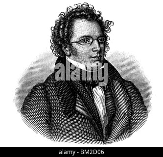 Portrait of Franz Peter Schubert - an Austrian composer of the late ...