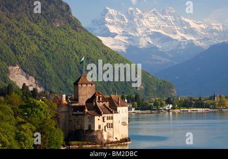 Chateau de Chillon, Switzerland Stock Photo