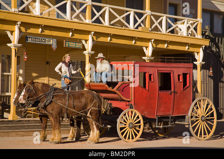 Wagon in Old Tucson Studios, Tucson, Arizona, USA Stock Photo