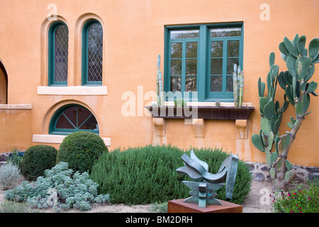 The Cheyney House, El Presidio Historic District, Tucson, Arizona, USA Stock Photo