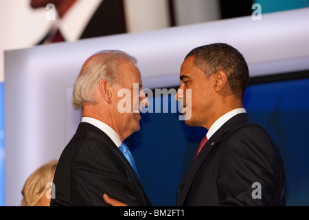 Joe Biden and Barack Obama Stock Photo