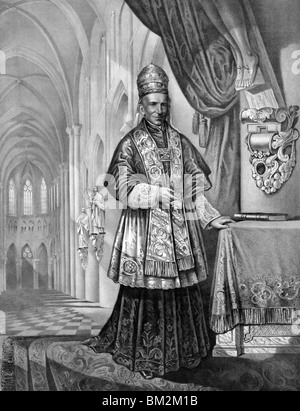 Pope Leo XIII - (2 March 1810 - 20 July 1903) Stock Photo