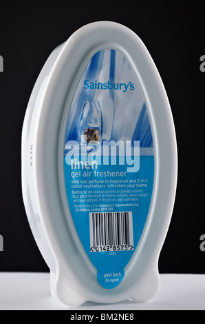 Sealed Sainsbury's gel air freshener Stock Photo