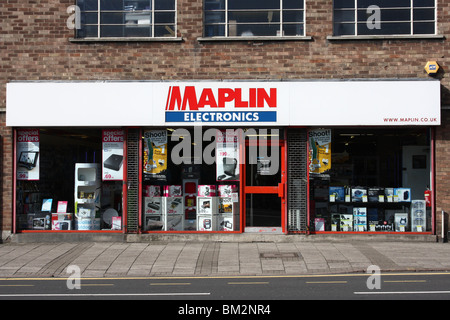 A Maplin Electronics store in a U.K. city. Stock Photo
