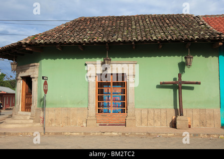 Diriomo, Witchcraft capital of the Meseta and one of the Los Pueblos Blancos, Nicaragua, Central America Stock Photo