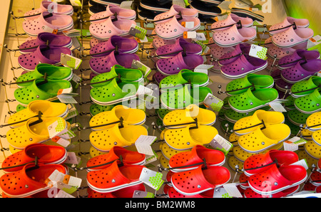 Croc Shoes Stock Photo