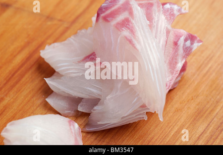 Slices of Red Sea Bream Stock Photo